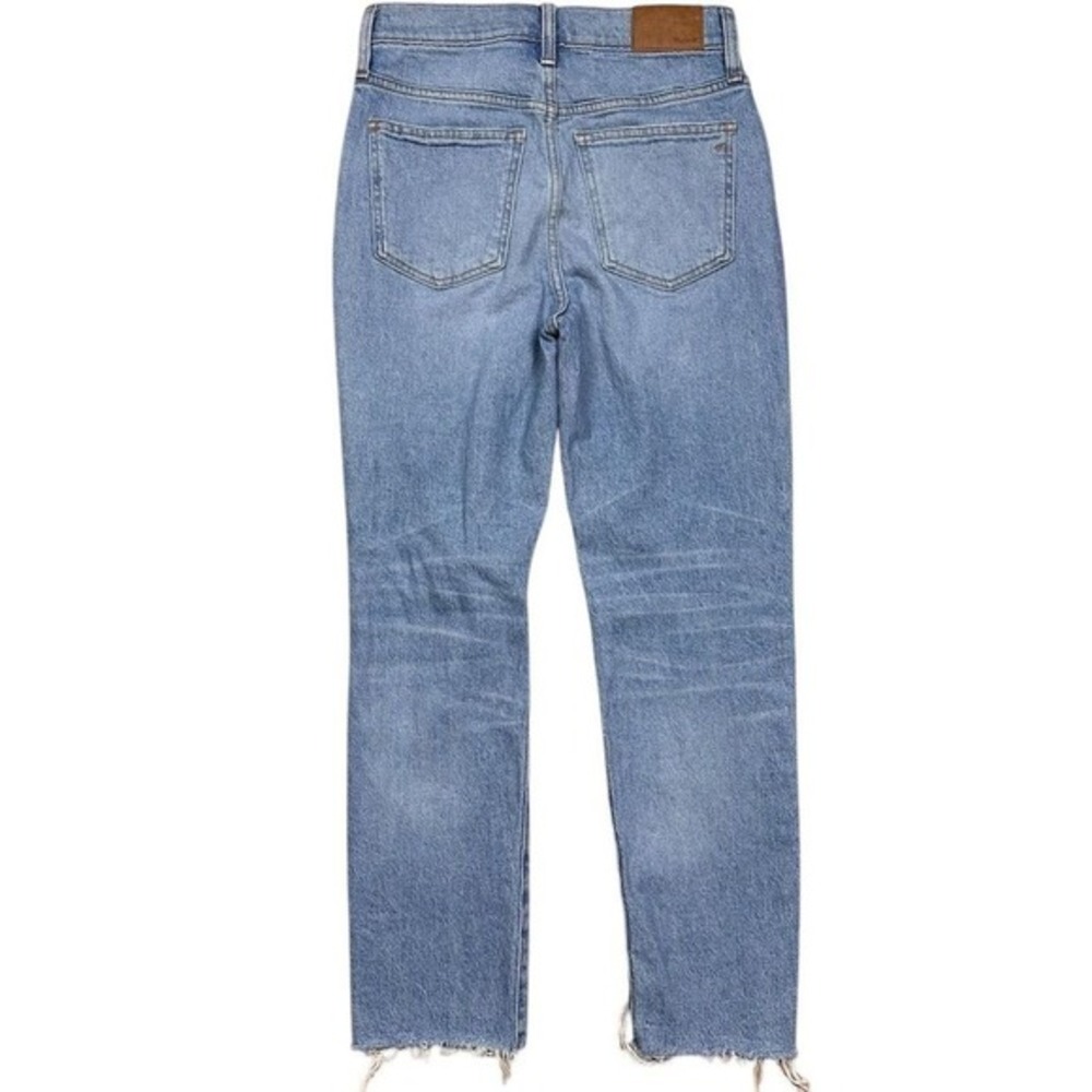 Madewell Women's Perfect Vintage Jean Size 25 Blue‎ Distressed Coney Wash - Picture 6 of 13